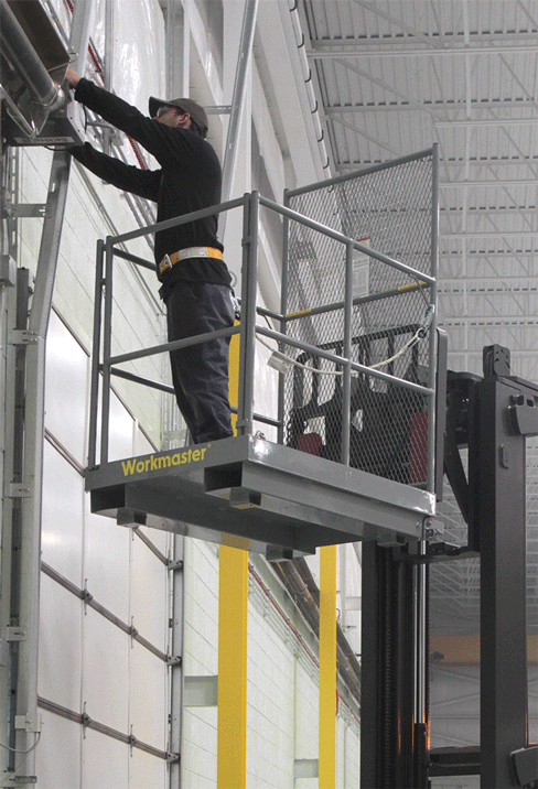 workmaster-fork-lift Overhead Work Platform Workmaster