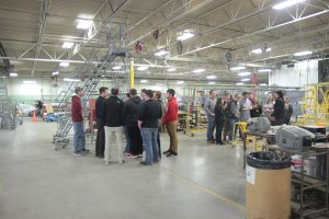 Peck High School visits Cotterman HQ in Croswell, MI.