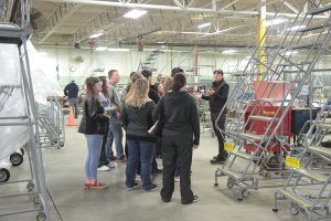 Peck High School visits Cotterman HQ in Croswell, MI.