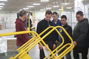 Peck High School visits Cotterman HQ in Croswell, MI.