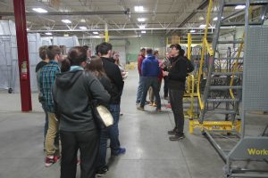 Peck High School visits Cotterman HQ in Croswell, MI.