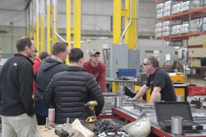 Peck High School visits Cotterman HQ in Croswell, MI.