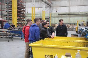 Peck High School visits Cotterman HQ in Croswell, MI.