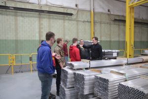 Peck High School visits Cotterman HQ in Croswell, MI.